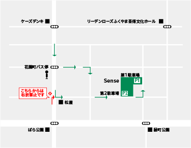 アクセスの地図